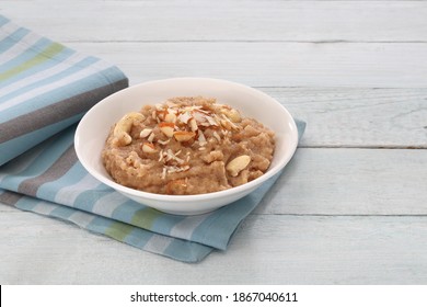 Sooji Halwa In A Bowl.