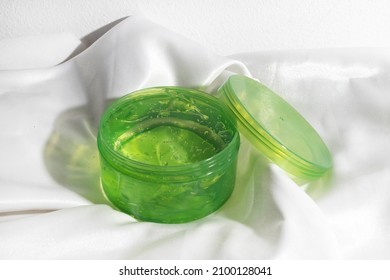 soothing aloe vera gel of beauty cosmetic skin care, background packaging mockup product - Shutterstock ID 2100128041