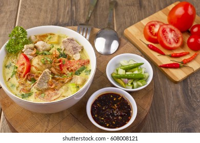 Sop Daging Jawa, Beef Meat Sop, Indonesian Food