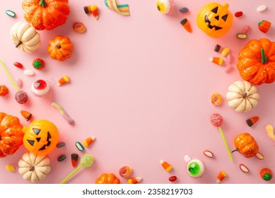 Sofisticada escena dulces Halloween