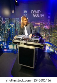 Sopot, Eastern Pomerania / Poland - August 16, 2019 Wax Figure Museum David Guetta