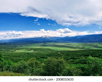 Sopris Mountain In The Roaring Fork Valley, Colorado