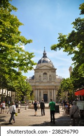 The Sorbonne Is An Edifice Of The Latin Quarter, In Paris, France