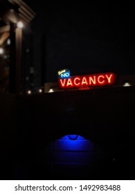 Sorry, No Vacancy. Neon sign