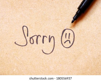 Sorry Note