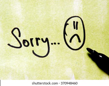 Sorry Note