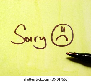 Sorry Note