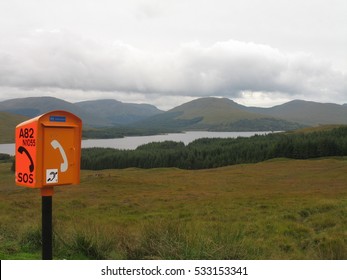 SOS Phone At Loch Tulla