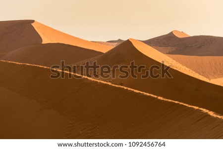 Sossusvlei at down