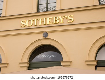 Sothebys Auction House - MUNICH, GERMANY - JUNE 03, 2021 - MUNICH, GERMANY - JUNE 03, 2021