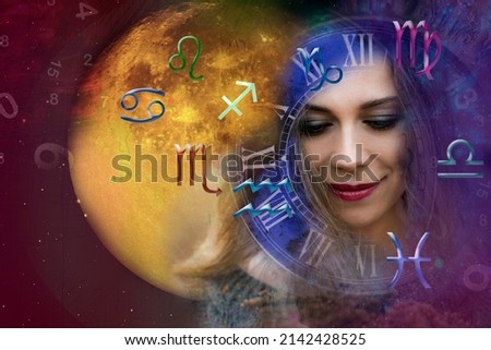 Image, Stock Photo Friday is full moon