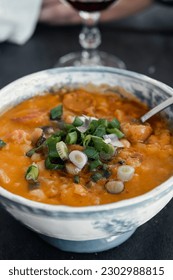 Soulful Delight: Traditional Argentinean Locro Bowl with Seasona