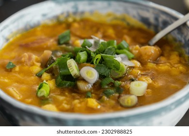 Soulful Delight: Traditional Argentinean Locro Bowl with Seasona