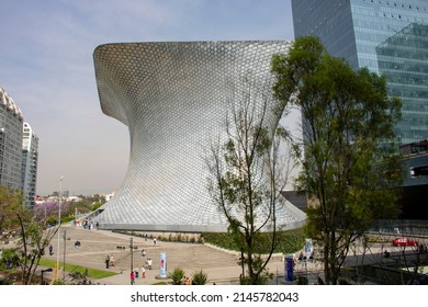 Soumaya Museum, By Architect Fernando Romero, Owner: Carlos Slim, Plaza Carso, Polanco, Mexico City, April, 2022