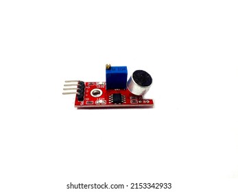 Sound Detection Sensor Which Uses Electret Microphone To Detect Sound Signals. Sound Detection Module Sensor For Arduino Projects To Build Electronic Projects