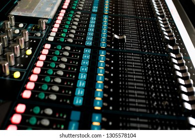 Sound mixer control for live music and studio equipment