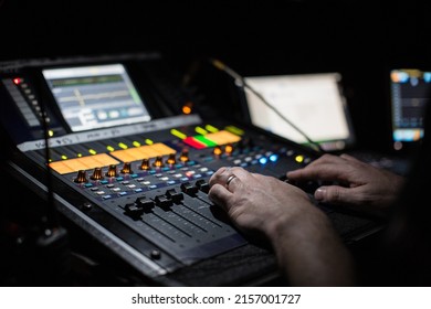 The Sound Mixing Desk Used At Dr  Hook's Performance At Aylesbury Waterside Theatre