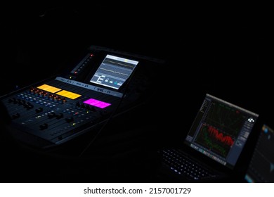 The Sound Mixing Desk Used At Dr  Hook's Performance At Aylesbury Waterside Theatre