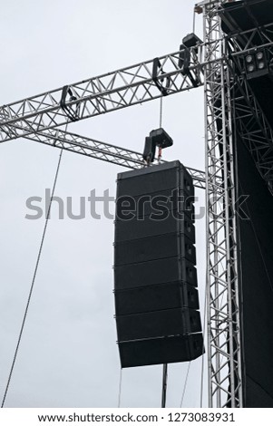 Similar – Sound reinforcement at a party