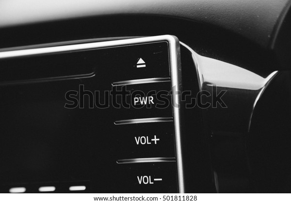 Sound Volume sign on a\
dashboard
