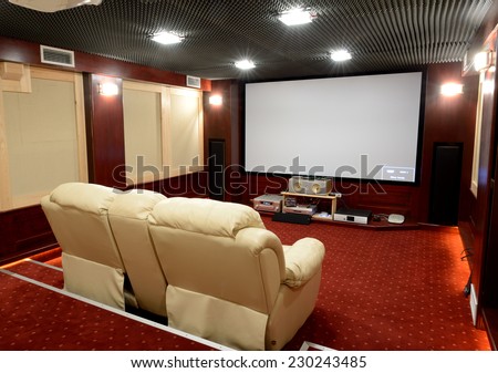 soundproof home theater in home cellar