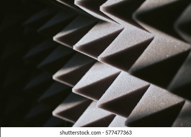 soundproof panel of polyurethane foam