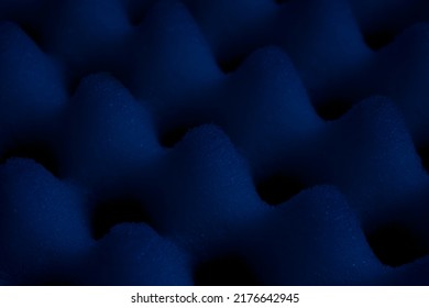 Soundproofing Foam, Under Blue Light, Background