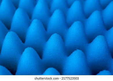 Soundproofing Foam, Under Blue Light, Background