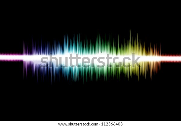 digital soundwave background