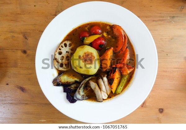 Soup Curry Homemade Vegetables Food Hokkaido Stock Photo Edit Now 1067051765