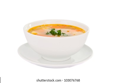 Soup Isolated On White Background