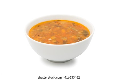 Soup Isolated On White Background