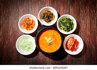 It's A Soup Made Of Beans, A Korean Dish.