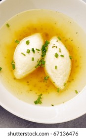 Soup With Semolina Dumplings