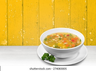 Soup, Vegetable Soup, Bowl.