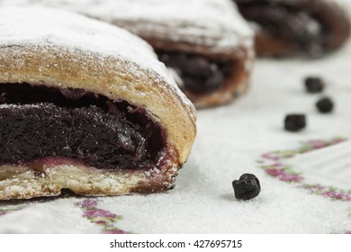 Sour Cherry Strudel Close Up