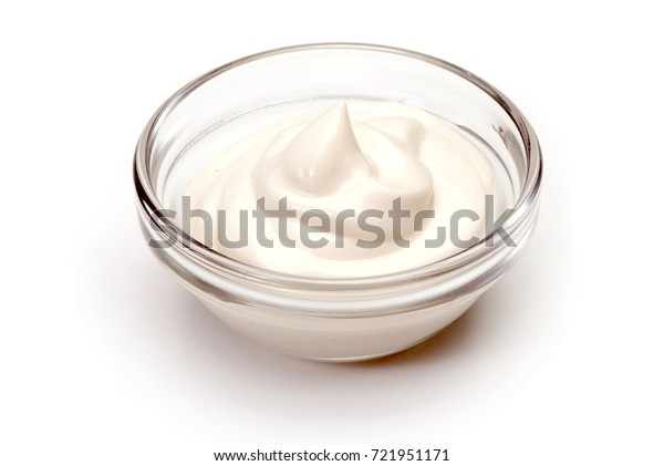 Download Sour Cream Mayonnaise Small Glass Cup Stock Photo Edit Now 721951171 PSD Mockup Templates