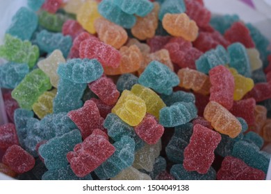 Sour Gummy Bears Colorful Candy