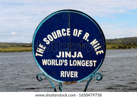 At the source of the Nile River