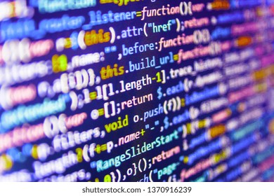 Source PC website developer. Real software development code. Int
