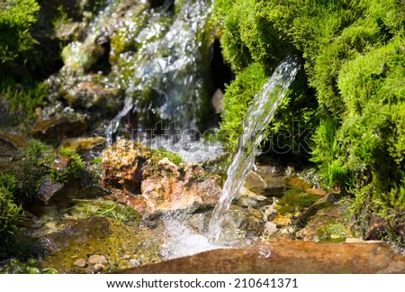 source of spring water