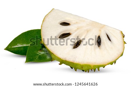 Soursop, Prickly Custard Apple isolated on white  Foto stock © 
