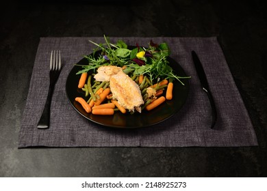 Sous Vide Salmon With Vegetables