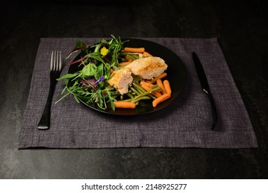 Sous Vide Salmon With Vegetables