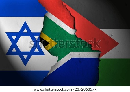 south africa between Israel and Palestine.  Israel south africa Palestine.