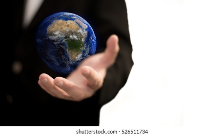 South Africa Globe In Hand 2