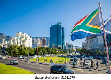 South Africa - January 29 2015: Tour Around The CIty Centre Of Cape Town