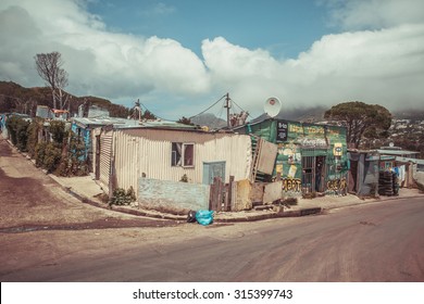 South Africa - January 30 2015: Tour Around The Imizamu Yethu Township Houtbay Near Cape Town