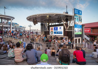 South Africa - January 30 2015: Cape Town Victoria And Alfred Waterfront