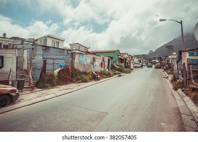 South Africa - January 30 2015: Tour Around The Imizamu Yethu Township Houtbay Near Cape Town